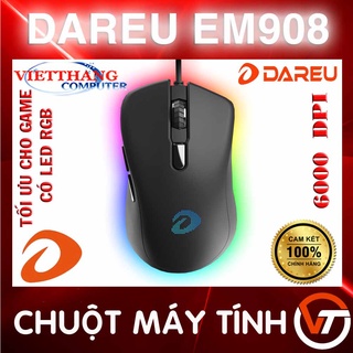 Chuột máy tính có dây Dareu EM908 chuyên Game hàng xịn chính hãng New 100%