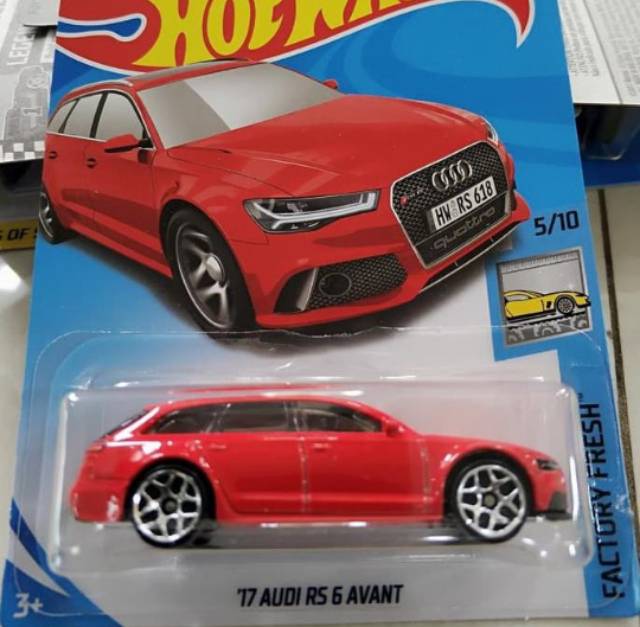 Hot Wheels Mô Hình Xe Hơi Audi Rs 6 Avant Red 2018 17