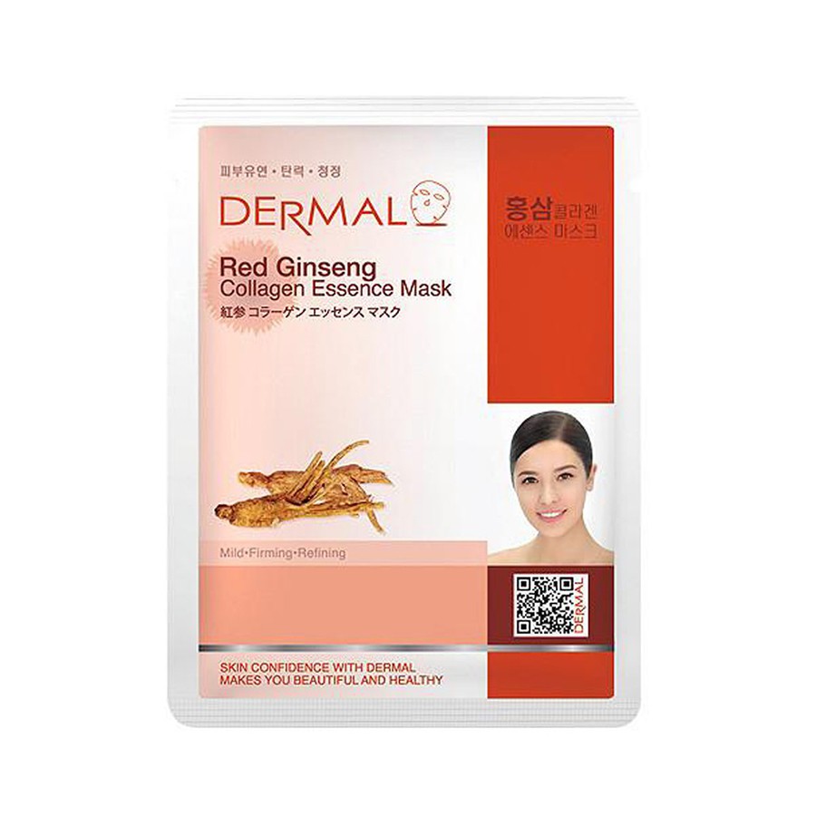 Mặt Nạ Dưỡng Da Chiết Xuất Hồng Sâm Dermal Ginseng Collagen Essence Mask 23g