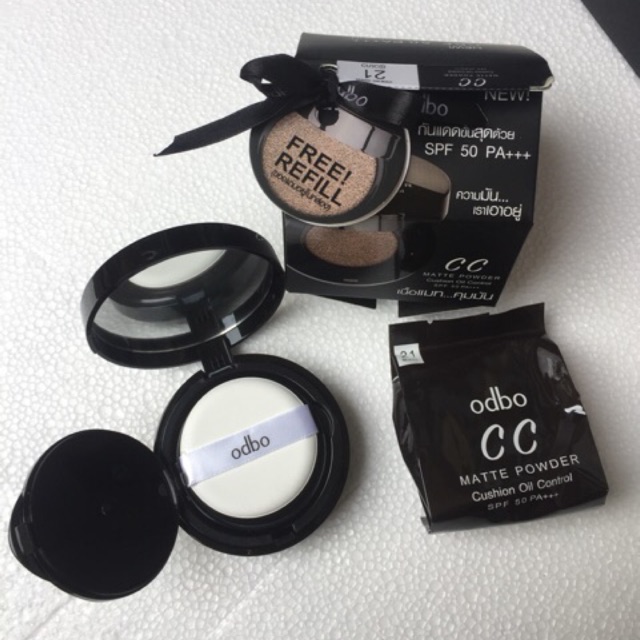 Phấn nước CC Odbo Cushion Matte Powder Oil Control SPF 50