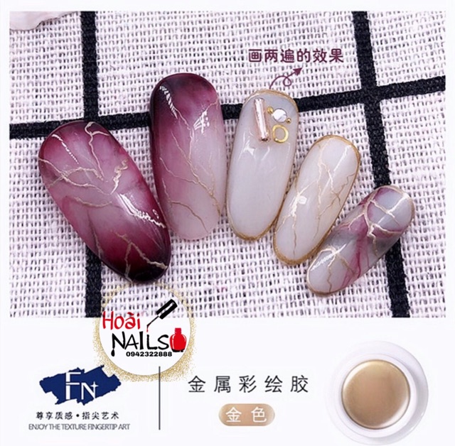 Gel vẽ metal - Phụ kiện Nail Giá Rẻ