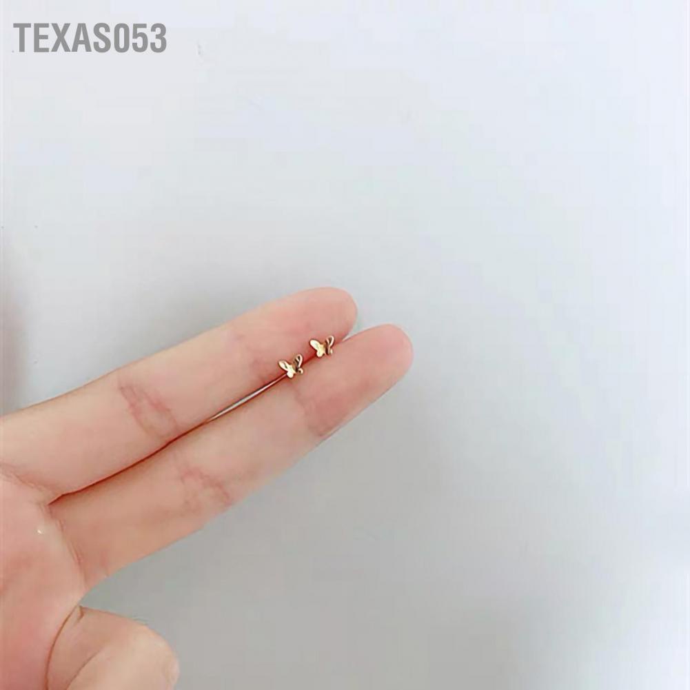 Texas053 Stud Earrings Small Exquisite Fashionable Summer Simple Ins Style for Women