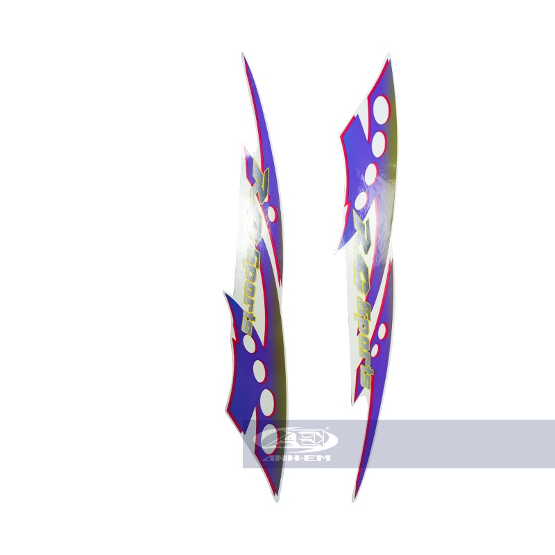 Tem 110 bong bóng (3 lớp) tím DC-0002