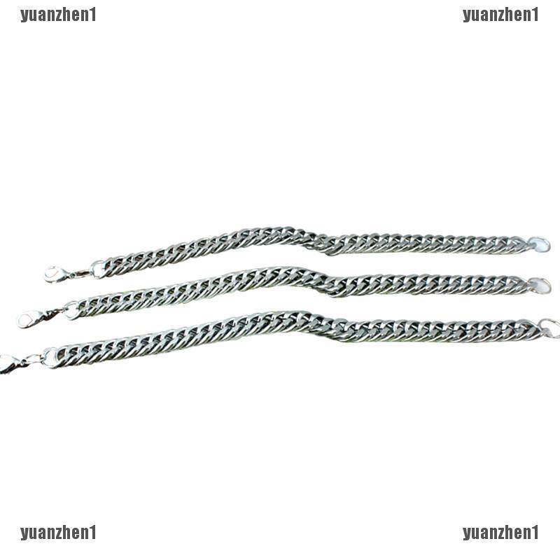Vòng Tay Mắt Xích Bằng Thép Không Gỉ Phong Cách Punk Cho Nam