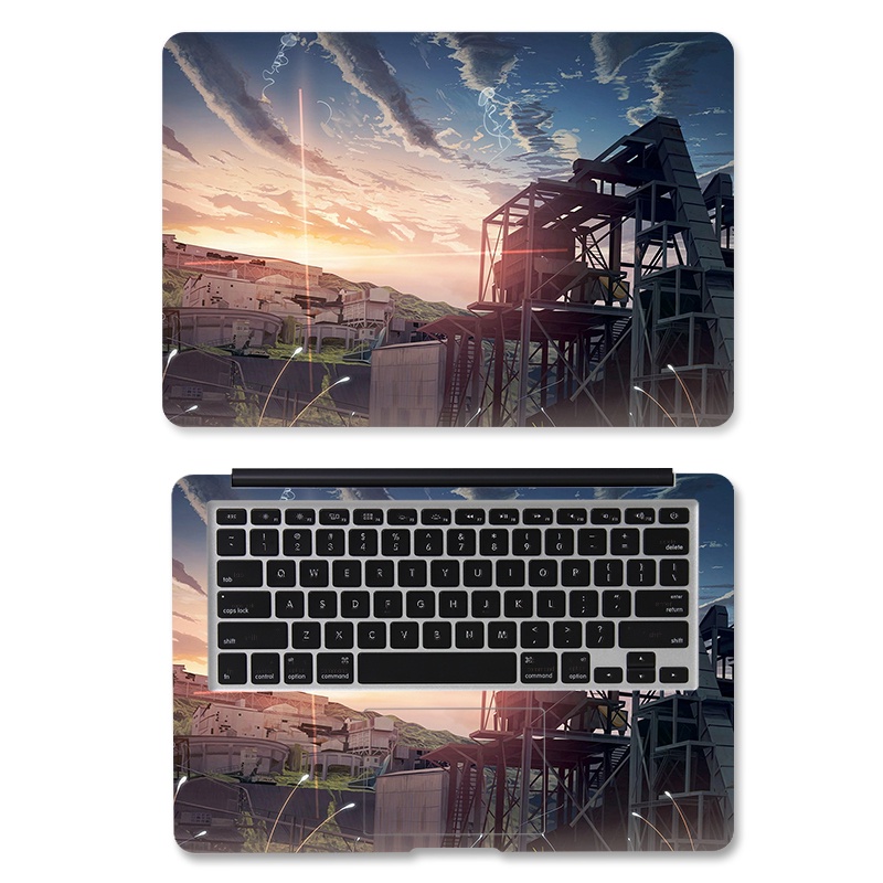 Anime sky cloud laptop decoration decals, for11-17inch laptops such as ASUS, Dell, Lenovo, Acer, etc.