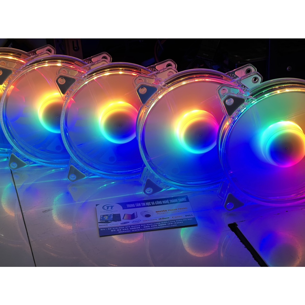 Quạt Fan RGB Coolmoon K9 - Hàng chính hãng (gắn trực tiếp không dùng hub)