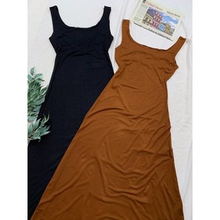 [Hàng Cao Cấp] Đầm maxi thun cotton sát nách đi biển du lịch đi chơi cực sang
