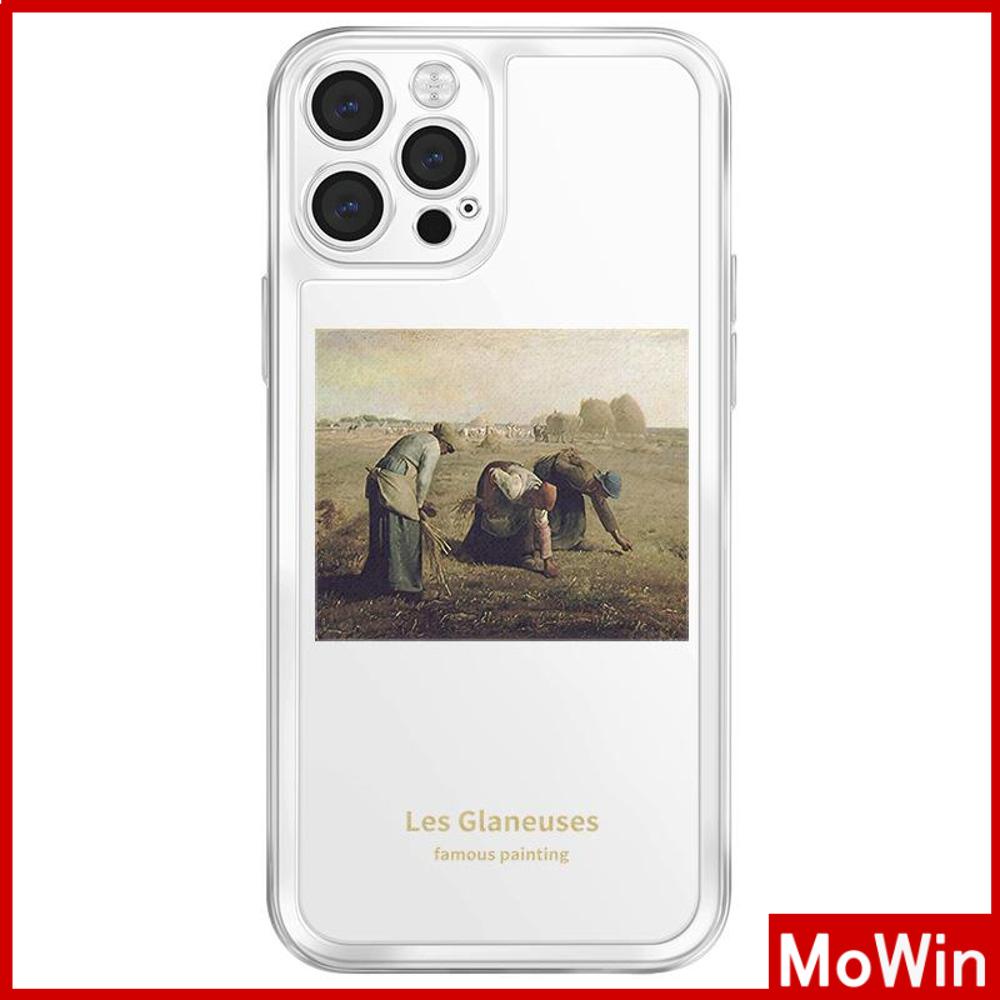 Ốp Điện Thoại Silicon Trong Suốt Viền Vuông Bảo Vệ Camera Chống Sốc Cho iPhone 13 Pro Max 12 Pro Max 11 7 Plus