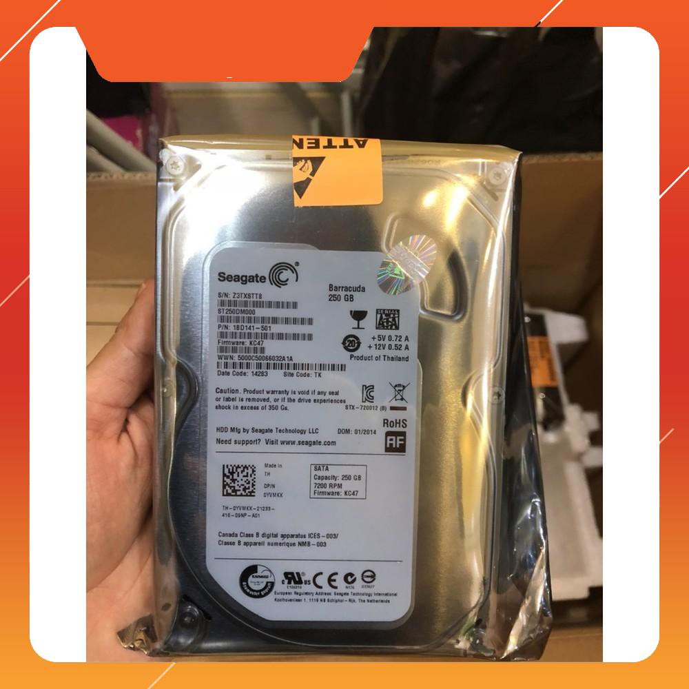 Hot- Bộ 2 ổ cứng Seagate 250Gb đế mỏng chuyên camera Sale