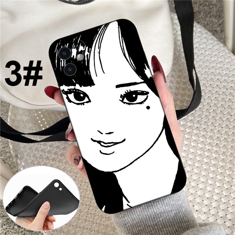 Ốp điện thoại silicon họa tiết Junji Ito Tomie GR65 thích hợp cho iPhone XR X Xs Max 7 8 6s 6 Plus 7+ 8+ 5 5s SE 2020