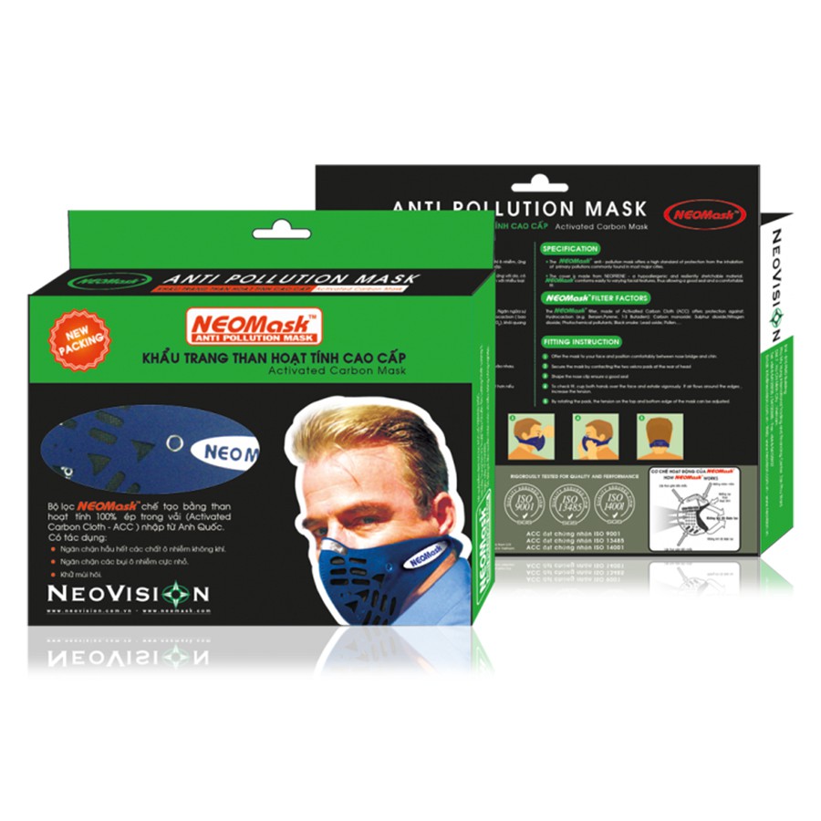 [Chính Hãng Neomask VN] Khẩu Trang Than Hoạt Tính Cao Cấp NeoMask Anti Pollution Mask NM | BigBuy360 - bigbuy360.vn