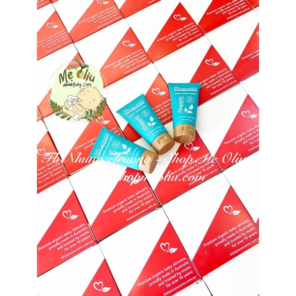 [DATE 01/2025] Dầu bôi ấm ngực hữu cơ Little Innoscents Organic phòng cảm lạnh,ngạt mũi Vapour Winter Blues Balm - 75ml