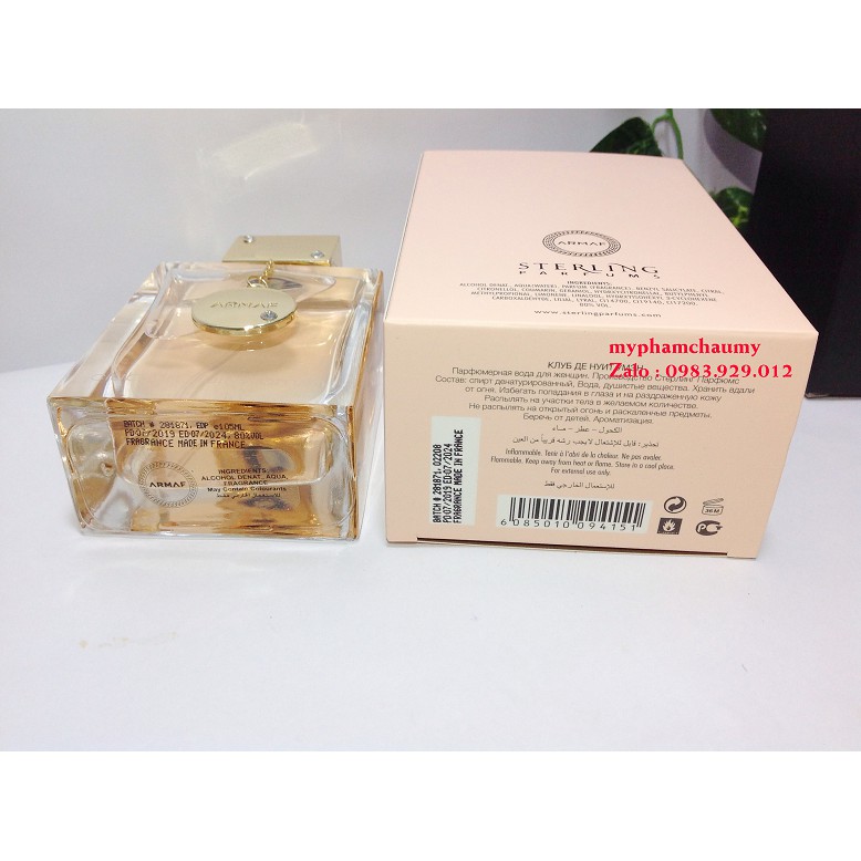 [Mẫu thử] Nước hoa Armaf Club De Nuit Woman 2,5,10ml | BigBuy360 - bigbuy360.vn