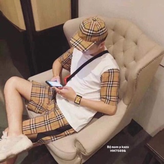 Bộ đùi nam phối kẻ (MV)