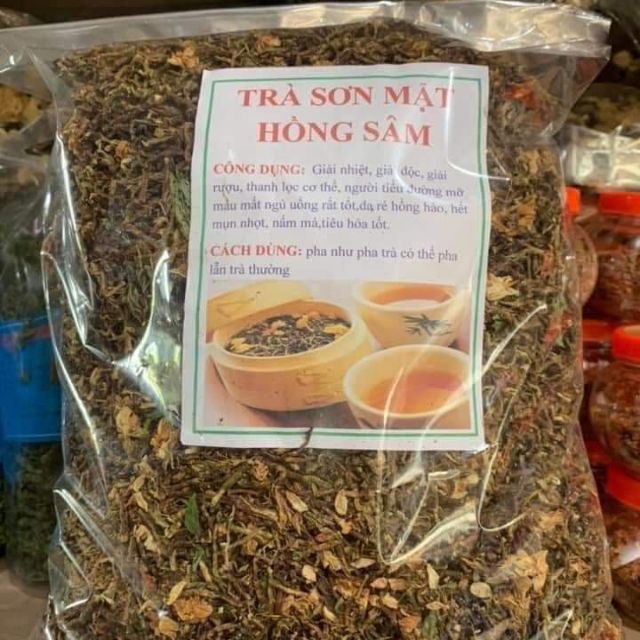 Sỉ như lẻ trà sơn mật hồng sâm 1kg