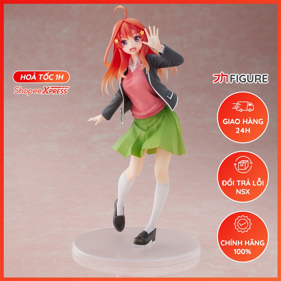 Mô Hình Figure Chính Hãng Anime Gotoubun no Hanayome ∬, Nakano Itsuki, Coreful Figure, Seifuku ver (TAITO) Chính Hãng