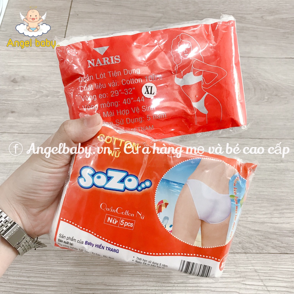 Set Quần Lót Giấy Vải Cotton