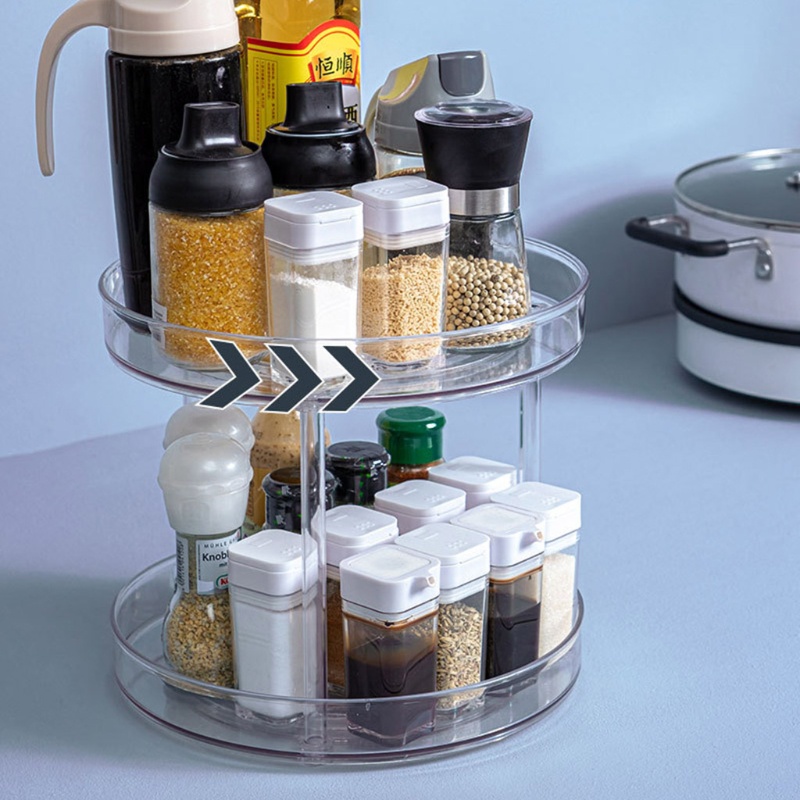 Hộp Đựng Đồ Trang Điểm 2 Tầng Bằng Nhựa Tiện Dụng Cho Phòng Tắm