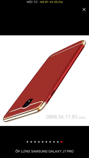 Combo: 4 ốp ( F3+ đỏ;F1+ đỏ; A710 đỏ;j7 Pro xanh)