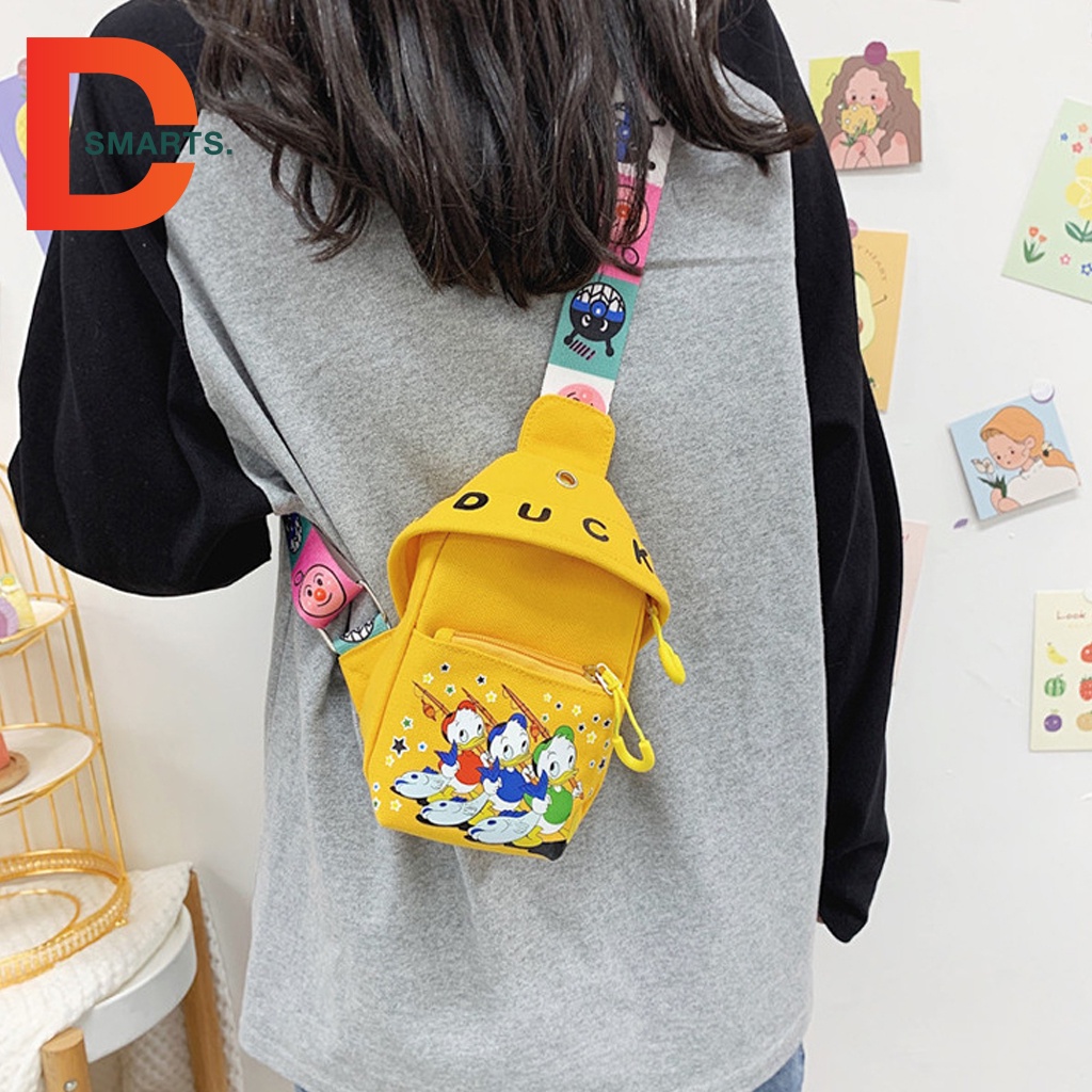 Túi đeo chéo balo mini hình vịt dẽ thương cho mọi lứa tuổi thời trang cao cấp
