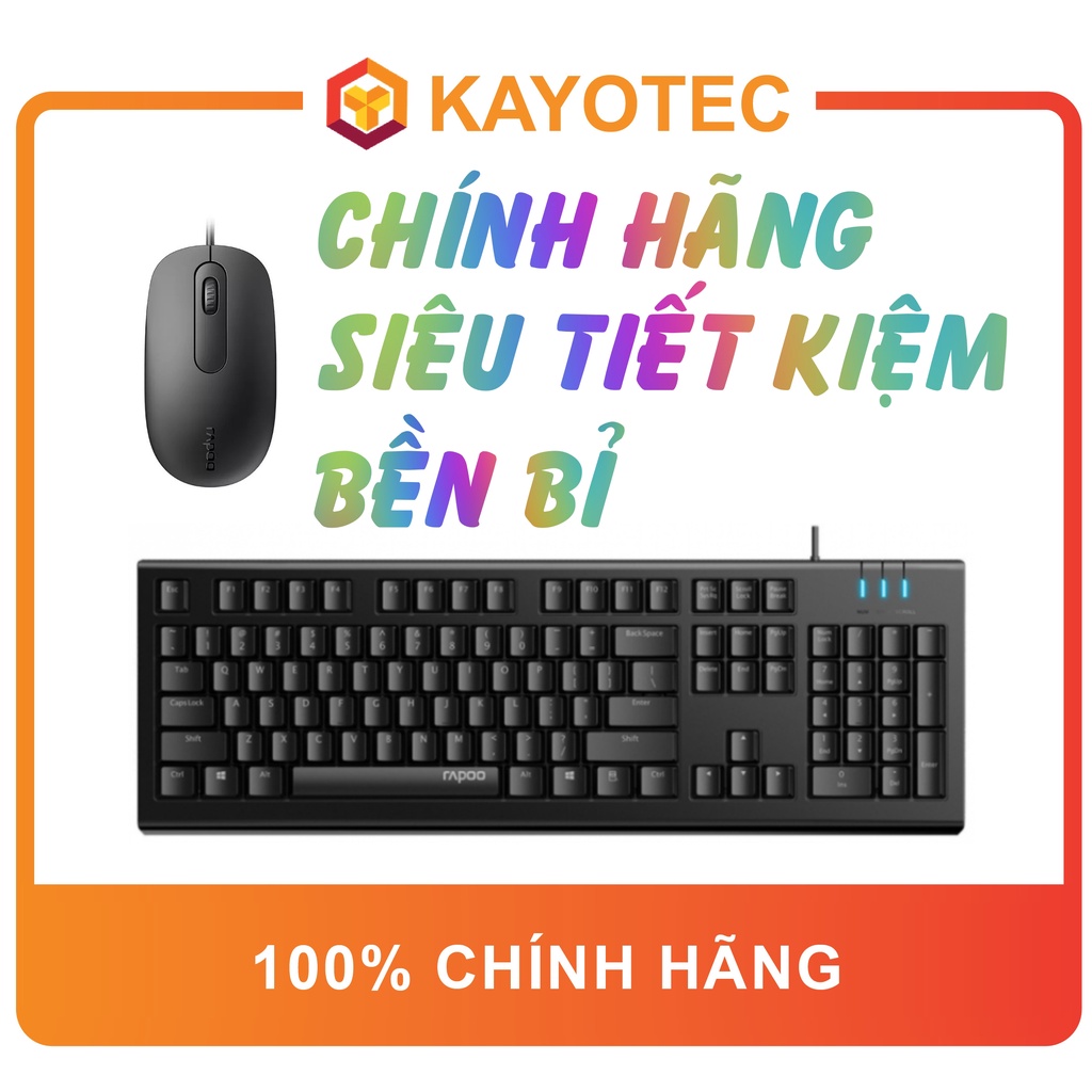 Bộ bàn phím chuột Rapoo