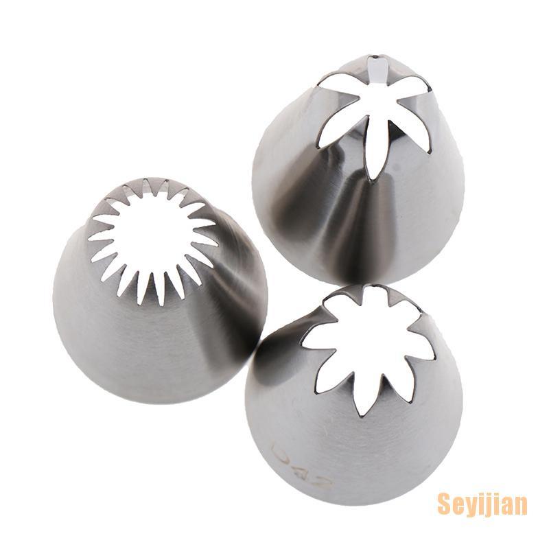 Set 3 đuôi bắt bông kem trang trí bánh tiện lợi
