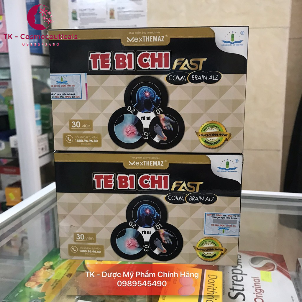 (CHÍNH HÃNG) Tê Bì Chi / TEBICHI Brain Alz - Hộp 30 viên (MEXTHEMAZ TEBICHI FAST COVA BRAIN ALZ)