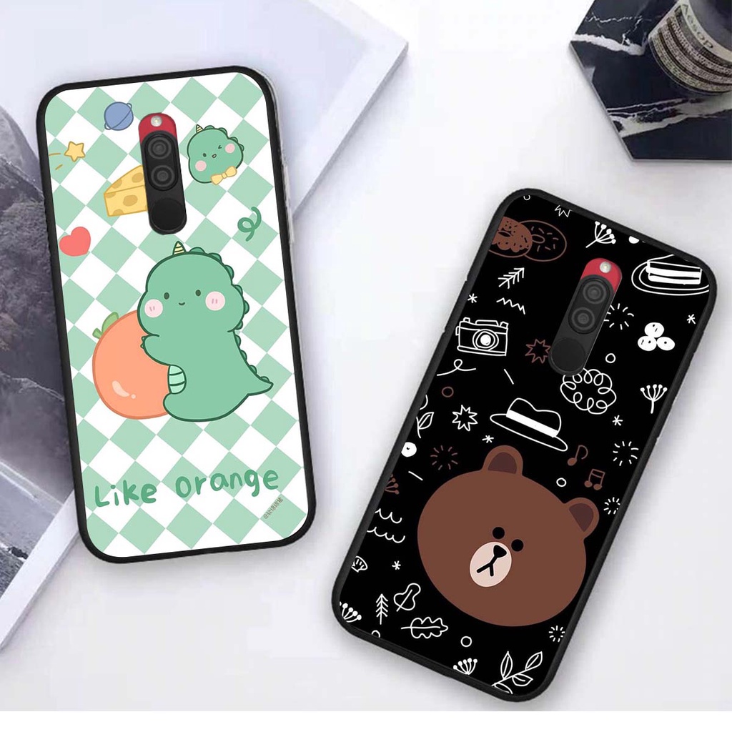 Ốp lưng Xiaomi REDMI 8 in hình khủng long , gấu nâu xinh xắn, siêu cute  mà còn vô cùng RẺ -ĐẸP