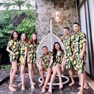 Bộ hoa quả cổ sơ mi đủ size