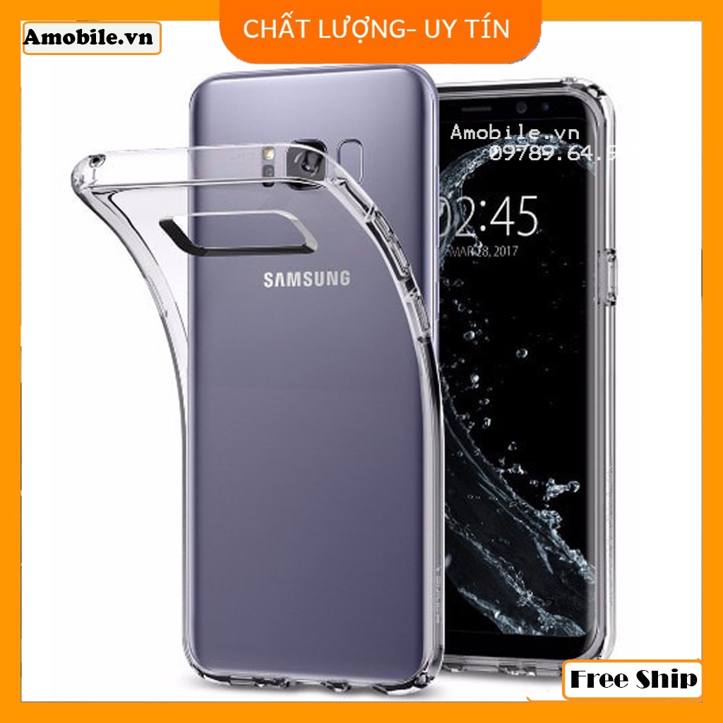 [Free Ship] Ốp Silicon dẻo Samsung Galaxy S8/  S8 Plus / S8+ (trong suốt)