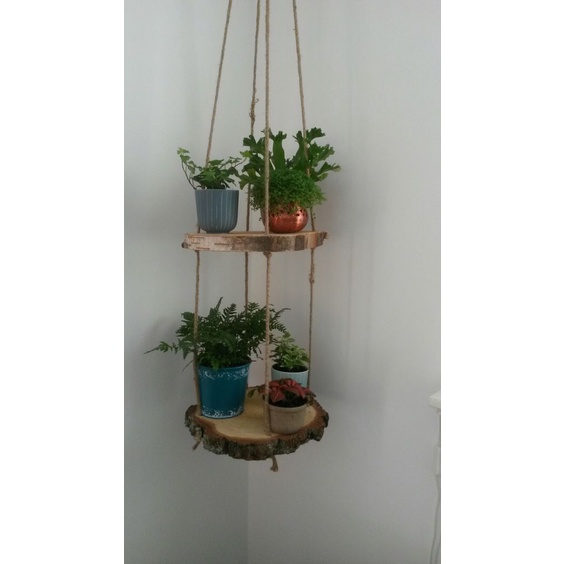 Kệ Gỗ Treo Phong Cách Vintage Sáng Tạo