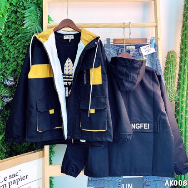 🌵 𝐓𝐡𝐞𝐔𝐥𝐳𝐳𝐚𝐧𝐠 🌵 008 Áo Khoác Bomber Jacket 2 Lớp Mẫu Mới Unisex, The Ulzzang Bán Sỉ | BigBuy360 - bigbuy360.vn