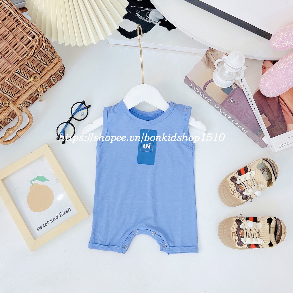 Body đùi ba lỗ nhiều màu đẹp cho bé sơ sinh từ 3-13kg, vải cotton mềm mịn, được chọn màu - BD02