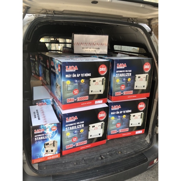Ổn áp LiOA 10KVA thế hệ mới đồng hồ điện tử SH-10.000II