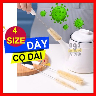 Combo 4 cọ rửa chai lọ miệng nhỏ, cọ rửa bình trà bình nước