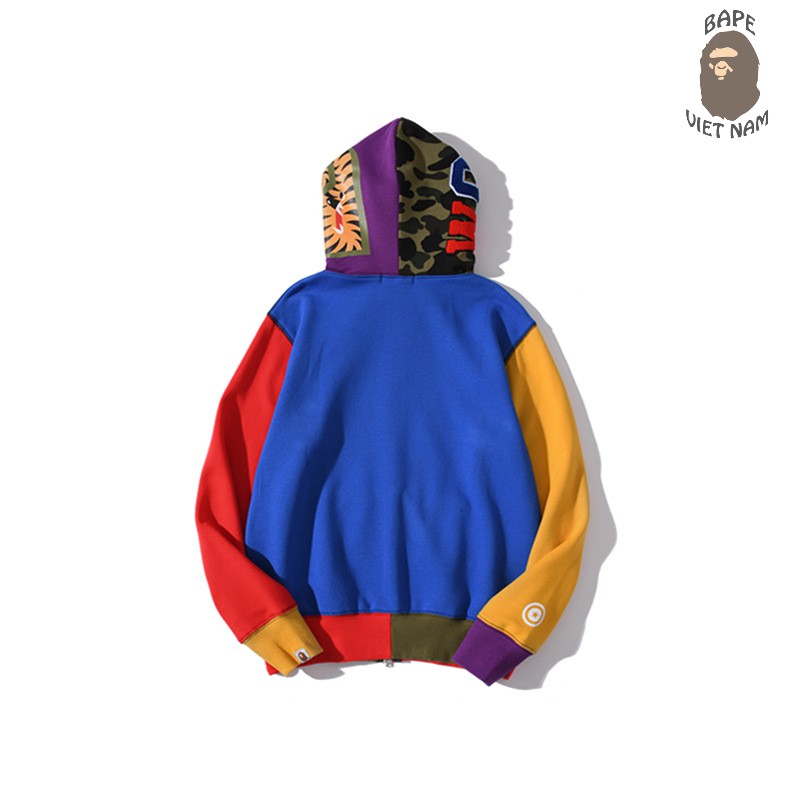 [ODER + FREESHIP] Jacket Bape Shark Many Color fullzip , Áo khoác Hoodie Bape Cá Ngáo SeaSon 2021 | BigBuy360 - bigbuy360.vn