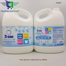 Combo 2 can Nước Giặt Dnee trắng 3000ml Thái Lan chính hãng