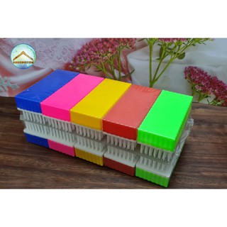 Bộ 10 bàn chải nhựa giặt quần áo, bàn chải chà chân