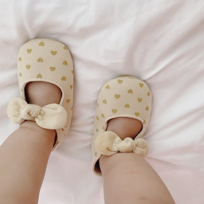 Giày công chúa đế mềm chống trơn trượt cho bé gái tập đi 0 -12m