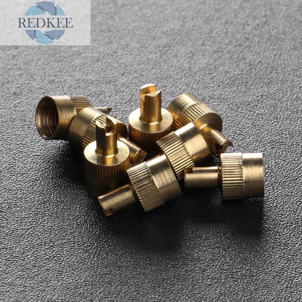 Set 8 Nắp Van Xe Hơi / Xe Máy Có Lõi Tháo Rời Tiện Dụng