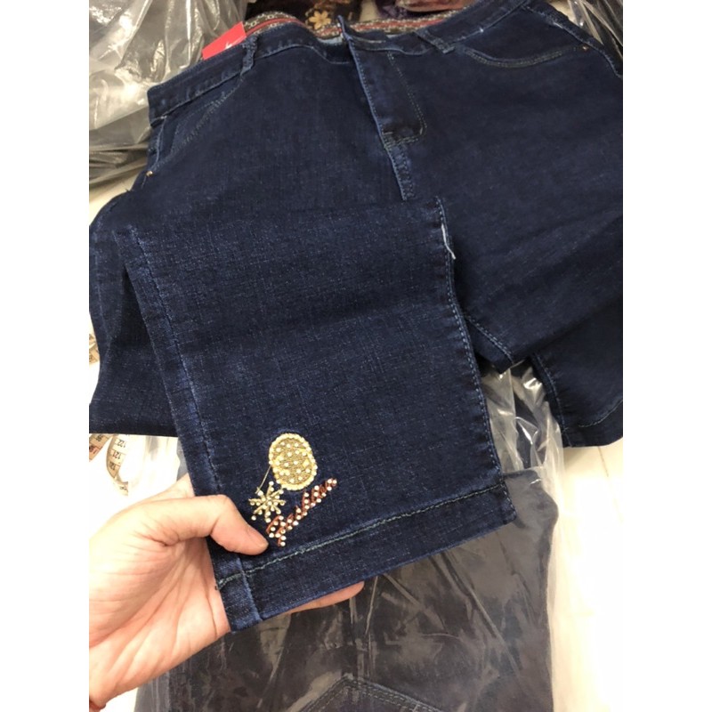 Quần jean 9 tấc siêu co giãn