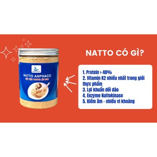 Natto Anphaco , Bột đậu nành lên men, bột Natto Anphaco