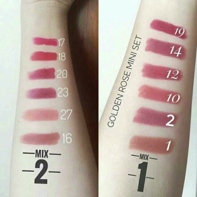 Set son Golden Rose mix màu | BigBuy360 - bigbuy360.vn