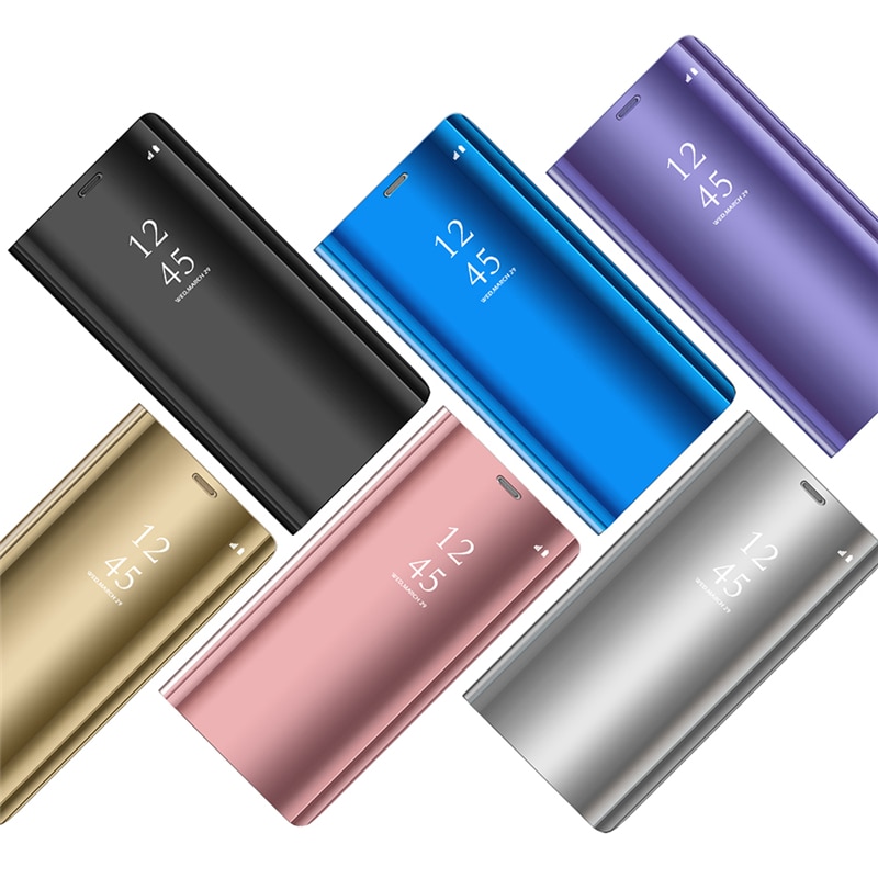 Ốp điện thoại nắp lật mặt gương chống rơi cho Vivo V20 Y50 Y30 Y17 Y15 Y12 Y11 2019 Y19 U3