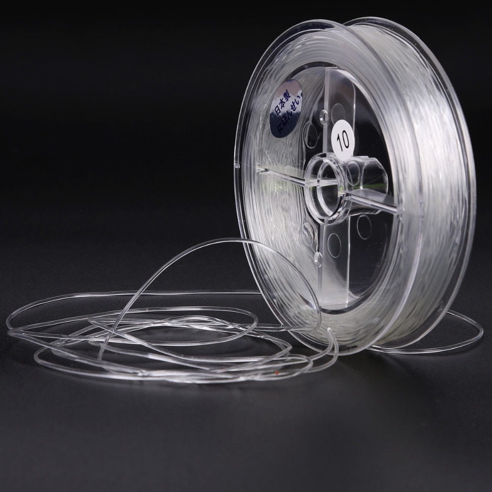 Cuộn dây co giãn mạnh trong suốt dùng làm đồ trang sức/vòng tay/vòng cổ 0.5-1.5MM
