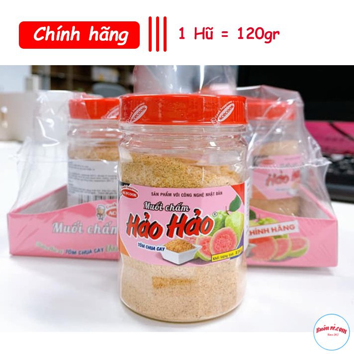 [Date mới] Hũ Muối Chấm Hảo Hảo tôm chua cay 120gr