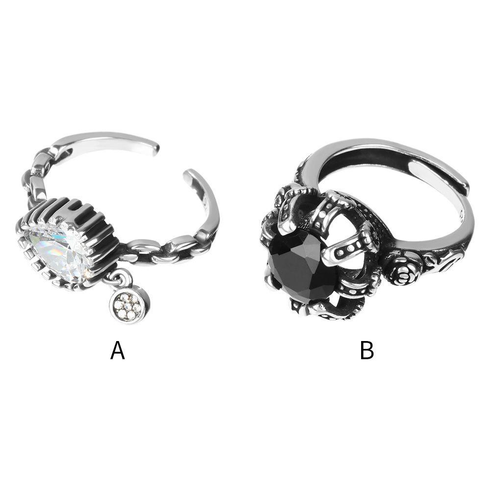 Nhẫn BSUNS Đất Sét|Nhẫn Nhiều Màu Sắc Phong Cách Punk Cổ Điển