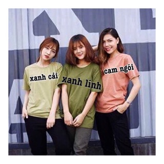 Áo phông trơn cổ tròn