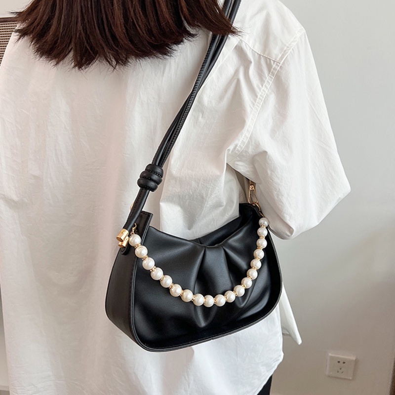 Túi Đeo Vai Đính Ngọc Trai Thời Trang Sang Trọng Cho Nữ