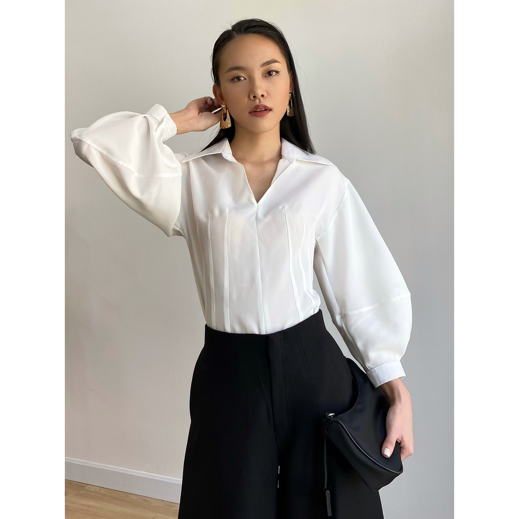 Quần Suông Đen Ống Rộng EDINI - Q171
